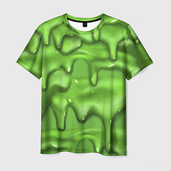 Футболка мужская Green Slime, цвет: 3D-принт