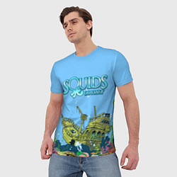 Футболка мужская Squids odyssey, цвет: 3D-принт — фото 2