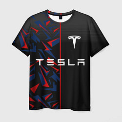 Футболка мужская TESLA MOTORS ТЕСЛА, цвет: 3D-принт