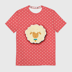 Футболка мужская Овечка, цвет: 3D-принт