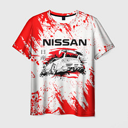 Футболка мужская Nissan, цвет: 3D-принт