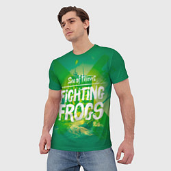 Футболка мужская Боевые жабы, цвет: 3D-принт — фото 2