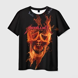 Футболка мужская Metallica Flame, цвет: 3D-принт