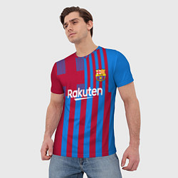 Футболка мужская Ансу Фати Барселона 20212022, цвет: 3D-принт — фото 2