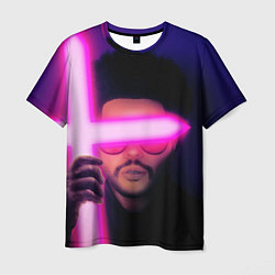 Футболка мужская The Weeknd - Blinding Lights, цвет: 3D-принт