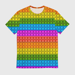 Футболка мужская POP it ИГРУШКА АНТИСТРЕСС, цвет: 3D-принт