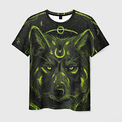 Футболка мужская Эзотерический Волк, цвет: 3D-принт