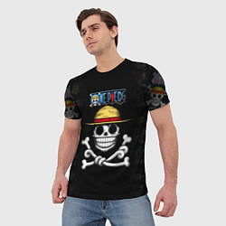 Футболка мужская Пираты Соломенной Шляпы One Piece, цвет: 3D-принт — фото 2