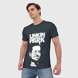 Футболка мужская ЧЕСТЕР ЛИНКИН ПАРК ЛОГО СПИНА Z, цвет: 3D-принт — фото 2