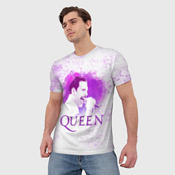 Футболка мужская Freddie Mercury Queen Z, цвет: 3D-принт — фото 2