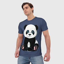 Футболка мужская Милая Панда Sweet Panda, цвет: 3D-принт — фото 2