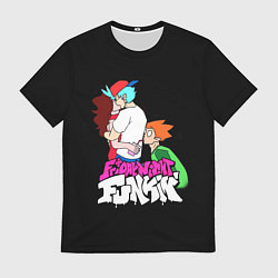 Футболка мужская Boyfriend, Girlfriend and Pico, цвет: 3D-принт