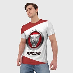 Футболка мужская Ягуар - Racing, цвет: 3D-принт — фото 2