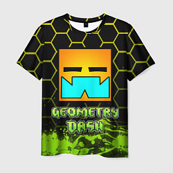 Футболка мужская Geometry Dash, цвет: 3D-принт