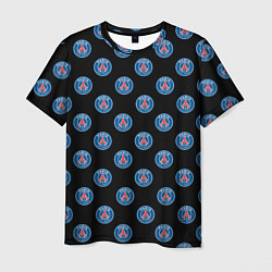 Футболка мужская ПСЖ ПАТТЕРН PSG PATTERN, цвет: 3D-принт