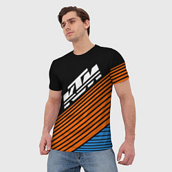 Футболка мужская KTM КТМ Z, цвет: 3D-принт — фото 2