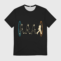Футболка мужская Beatles and Portals, цвет: 3D-принт