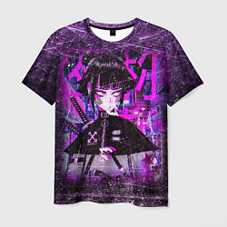 Футболка мужская Cyberpunk Samurai Anime, цвет: 3D-принт