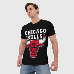 Футболка мужская B C Chicago Bulls, цвет: 3D-принт — фото 2