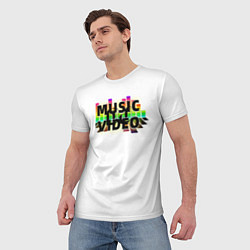 Футболка мужская Merch - DJ MUSICVIDEO, цвет: 3D-принт — фото 2