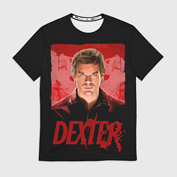 Футболка мужская Dexter Декстер портрет постер, цвет: 3D-принт
