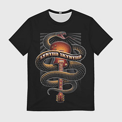 Футболка мужская LYNYRD SKYNYRD SNAKE, цвет: 3D-принт