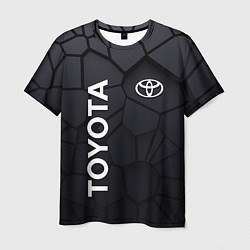 Футболка мужская Toyota 3D плиты, цвет: 3D-принт