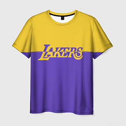 Футболка мужская KobeBryant Los Angeles Lakers,, цвет: 3D-принт