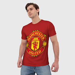 Футболка мужская Manchester United F C, цвет: 3D-принт — фото 2