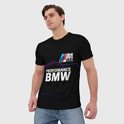 Футболка мужская BMW фанат, цвет: 3D-принт — фото 2
