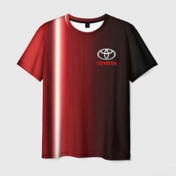 Футболка мужская Toyota В полоску, цвет: 3D-принт