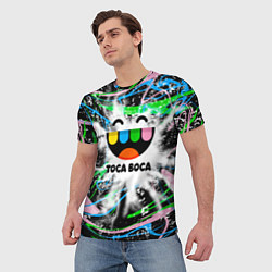 Футболка мужская Toca Boca: Весельчак, цвет: 3D-принт — фото 2