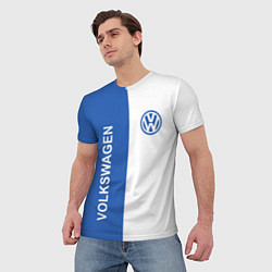 Футболка мужская Volkswagen, ФОЛЬКСВАГЕН, цвет: 3D-принт — фото 2