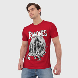 Футболка мужская BW Ramones, цвет: 3D-принт — фото 2