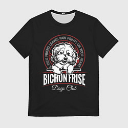 Футболка мужская Бишон Фризе Bichon Frize, цвет: 3D-принт