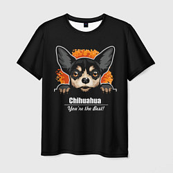 Футболка мужская Чихуахуа Chihuahua, цвет: 3D-принт