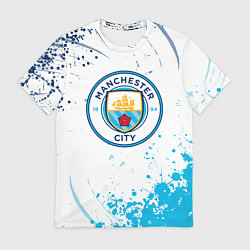 Футболка мужская Manchester City - Футбольный клуб, цвет: 3D-принт