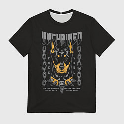 Мужская футболка Доберман-Пинчер