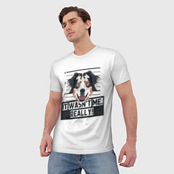 Футболка мужская Австралийская Овчарка Australian Shepherd, цвет: 3D-принт — фото 2
