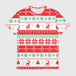 Футболка мужская Christmas Deer, цвет: 3D-принт