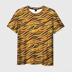 Футболка мужская Тигровый Окрас Tiger, цвет: 3D-принт