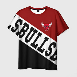 Футболка мужская Чикаго Буллз, Chicago Bulls, SPORT, цвет: 3D-принт