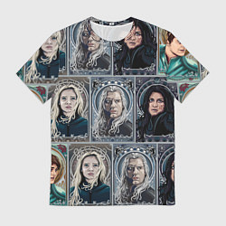 Футболка мужская Ведьмак Сезон 2 Коллаж, цвет: 3D-принт