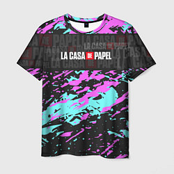 Футболка мужская La Casa de Papel Logo Надпись, цвет: 3D-принт