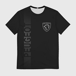 Футболка мужская Peugeot, Пежо, цвет: 3D-принт