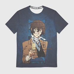 Футболка мужская Дазай Осаму Dazai Osamu bungou stray dogs, цвет: 3D-принт