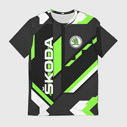 Мужская футболка ШКОДА ГЕОМЕТРИЯ ЛИНИИ SKODA GEOMETRY SPORT