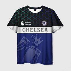 Футболка мужская FC Chelsea London ФК Челси Лонон цвета 3D-принт — фото 1