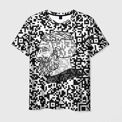 Футболка мужская QR-code Nordic Gamer, цвет: 3D-принт