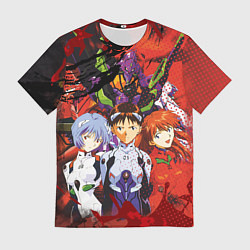 Футболка мужская Евангелион, или сокращённо Ева, цвет: 3D-принт